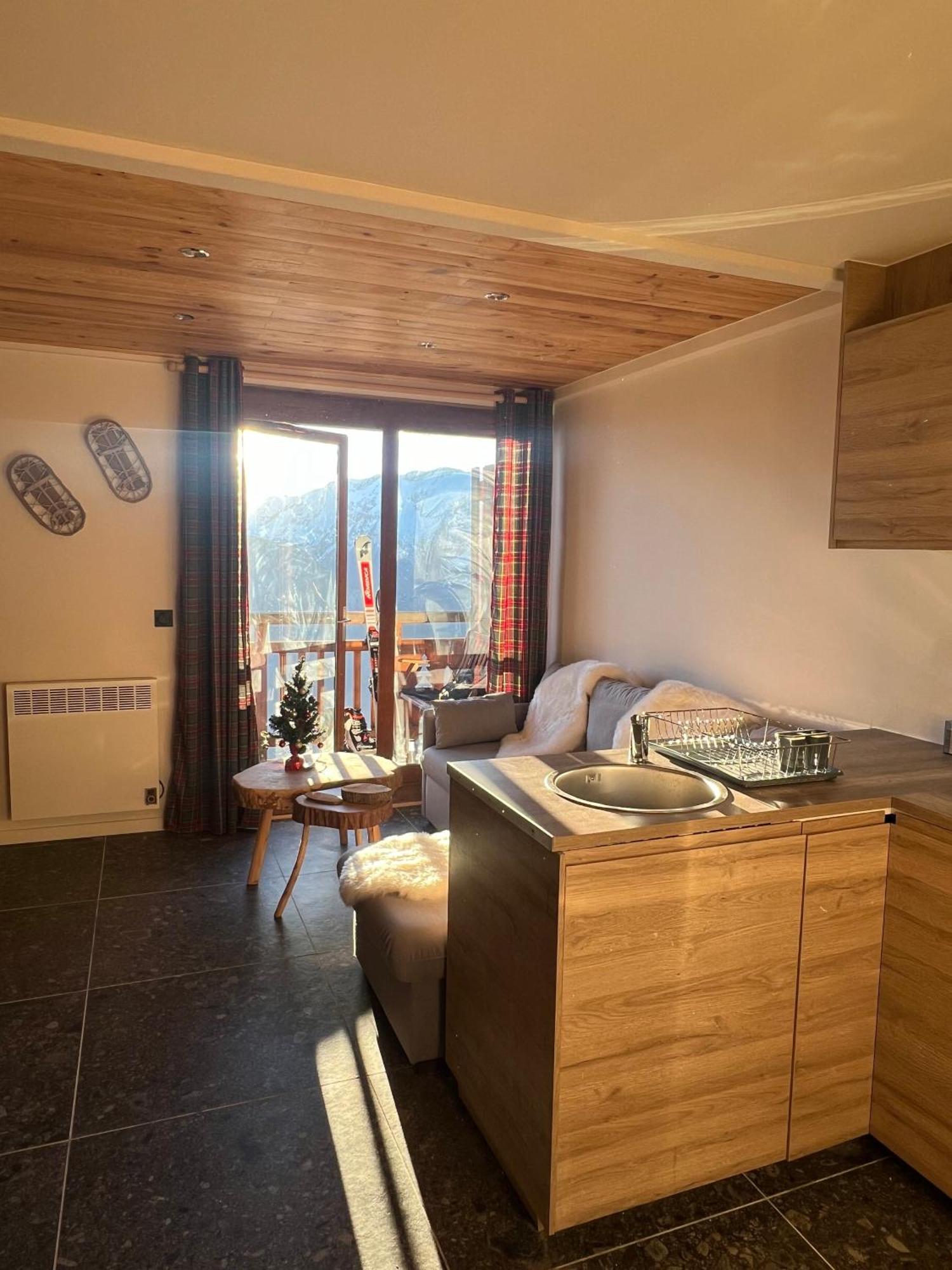 Stunning Apartment With Breathtaking View! Huez Экстерьер фото